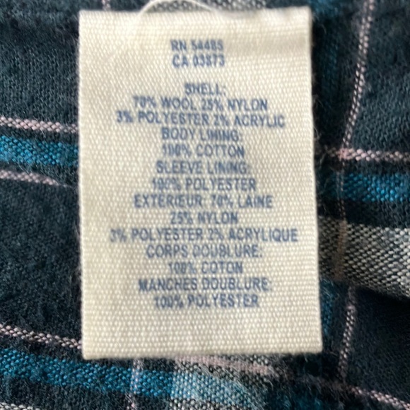 Women’s American Eagle Outfitters black Pea coat with detachable hood. Size S/P - Picture 6 of 6